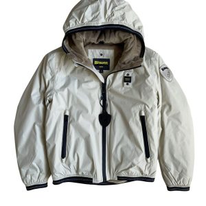 Blauer Giubbotto Con Interno In Pelliccia