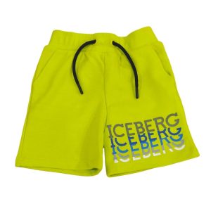 Iceberg Bermuda lime con logo