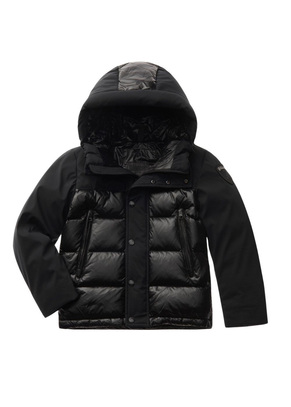 Blauer Piumino Lucido Opaco