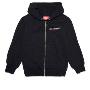 Diesel Felpa Con zip e cappuccio