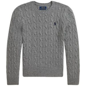Polo Ralph Lauren Maglia In Lana E Cashmere A Trecce