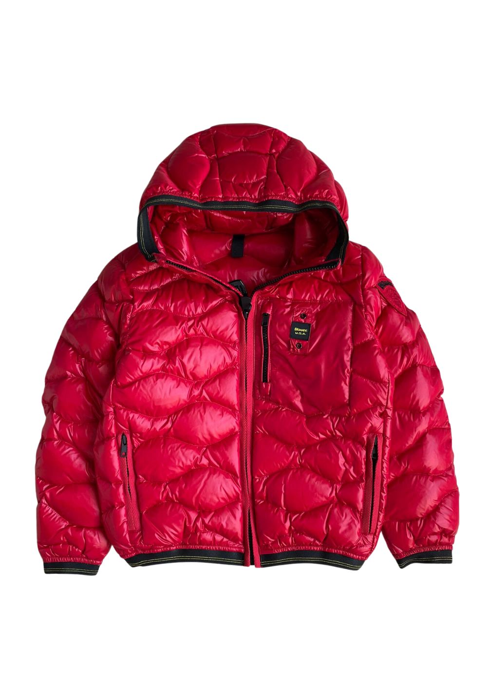 Blauer Piumino Rosso A Onde - immagine 2