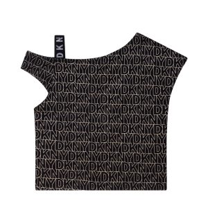 DKNY T-SHIRT ASIMMETRICA