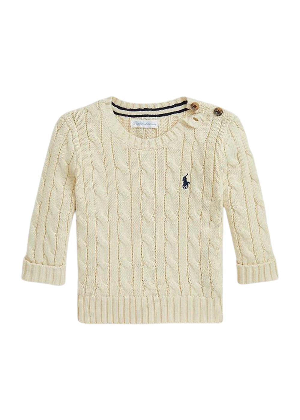 Polo Ralph Lauren Maglia In Cotone A Trecce