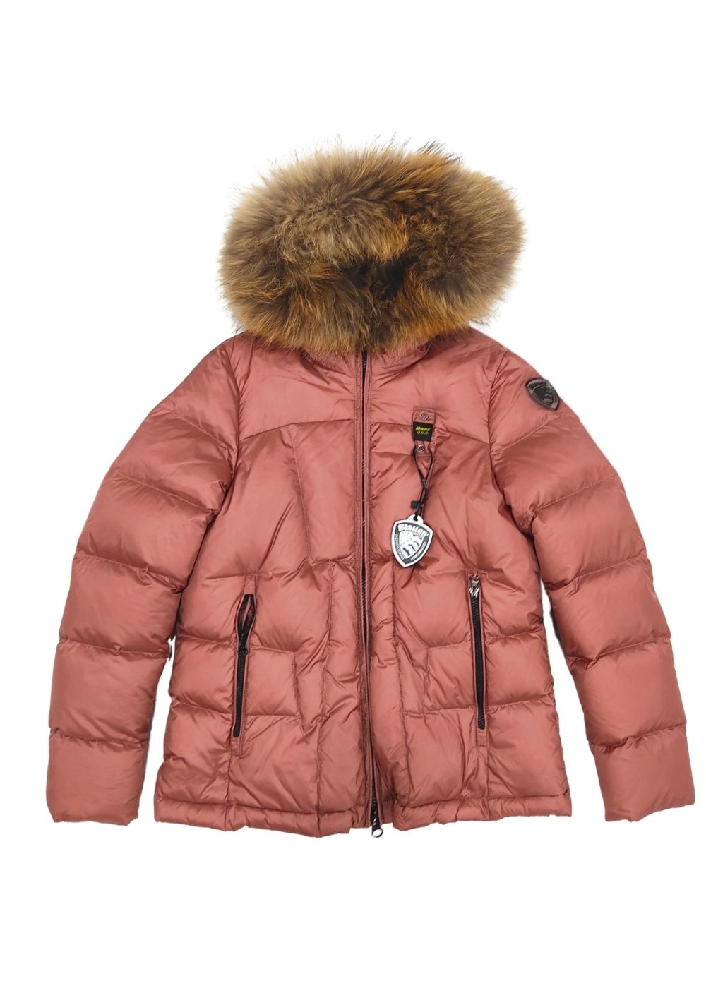 BLAUER PIUMINO CON PELLICCIA