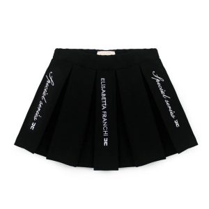 Elisabetta Franchi Gonna Nera Con Logo