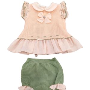 Marlù vestitino albicocca