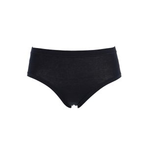 COTONELLA – Slip Midi In Cotone Bielastico 3 Pack – Bianco – Nero