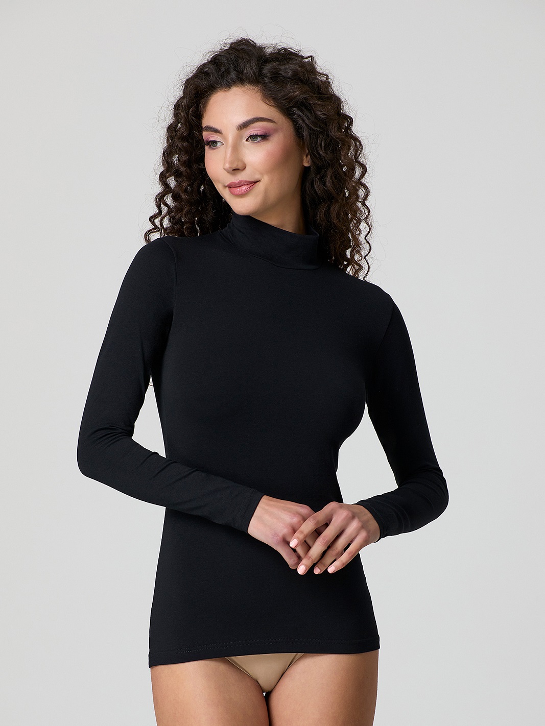 JADEA – Lupetto Manica Lunga in Cotone Elastico - immagine 2