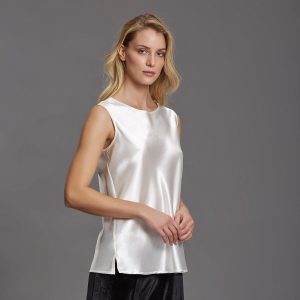 ANDRA – Canotta Sottogiacca Raso Effetto Seta – 8 Colori