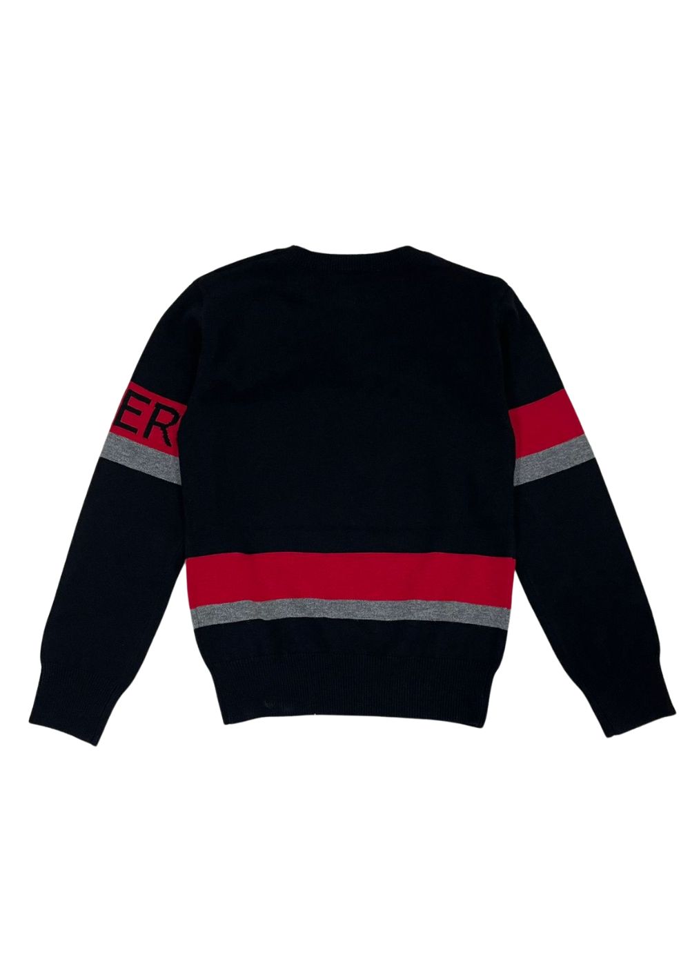 Iceberg Maglione Nero Con Fantasia - immagine 3