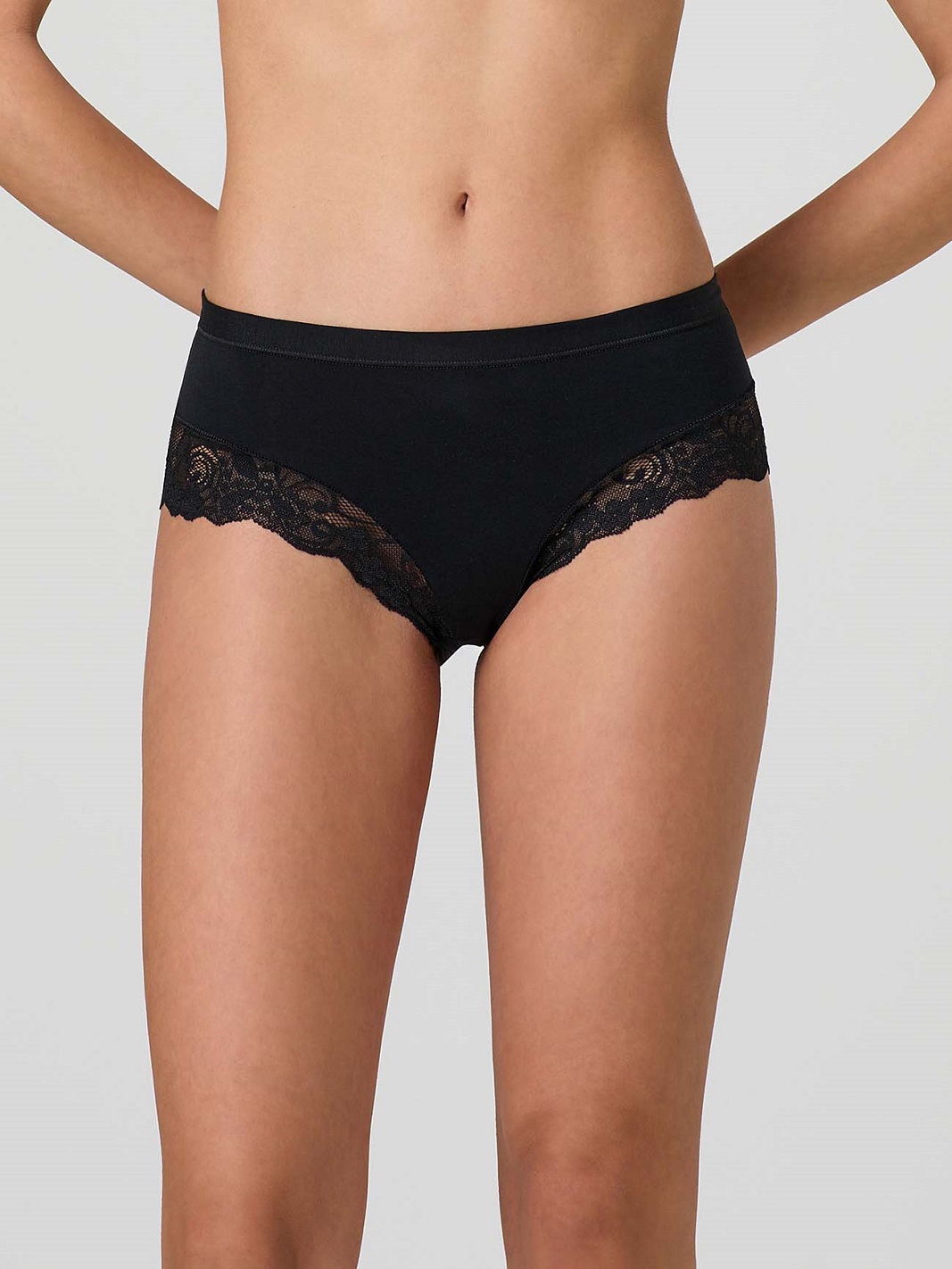 JADEA – Slip Short in Cotone Modal e Pizzo - immagine 6