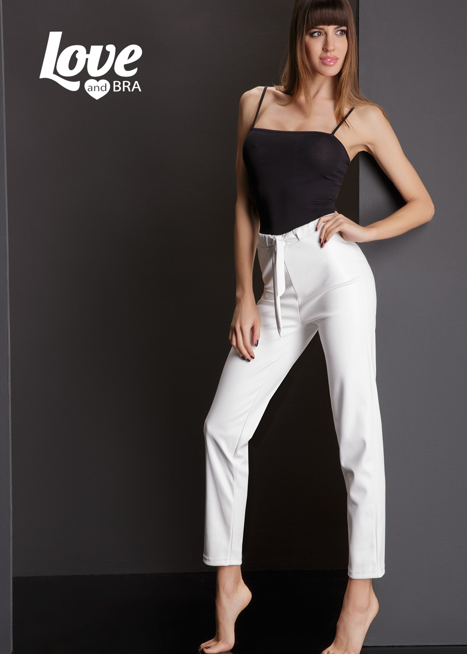 LOVEANDBRA – Jogger Similpelle Thermal – Latte