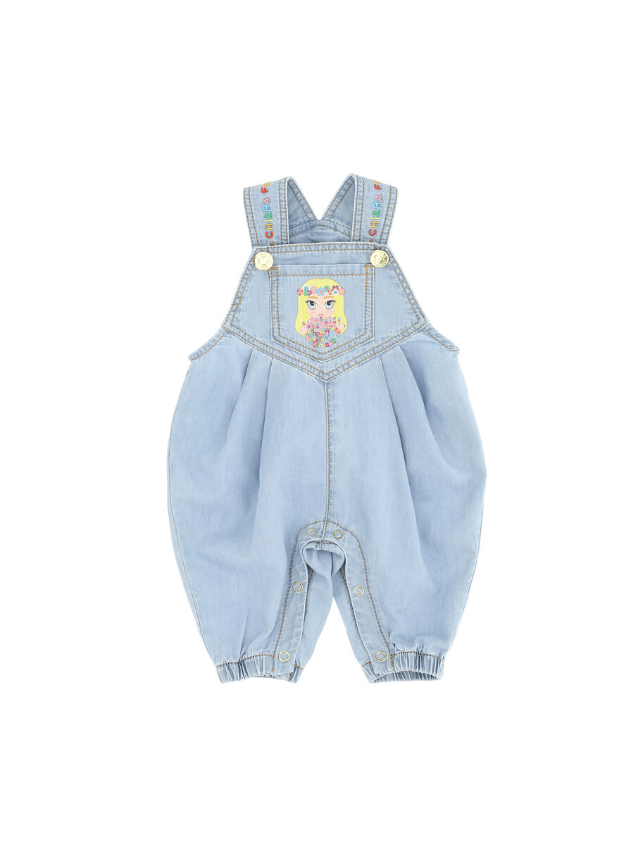 Chiara Ferragni Salopette di Jeans