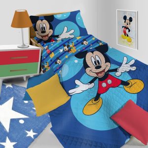 MICKEY MOUSE – Copriletto Trapuntato 1 Piazza