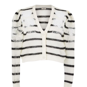 CARDIGAN RIGA NEVE-NERO – TWINSET