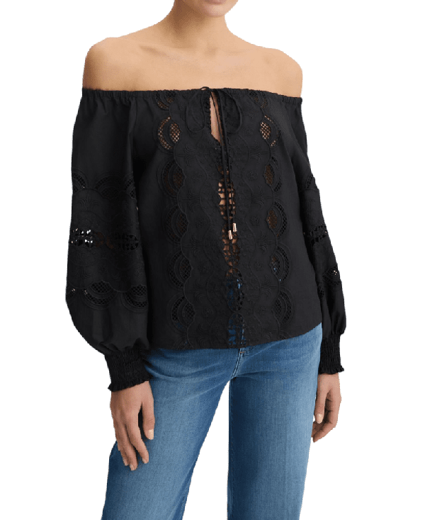 Blusa in cotone con ricami – Liu Jo - immagine 3