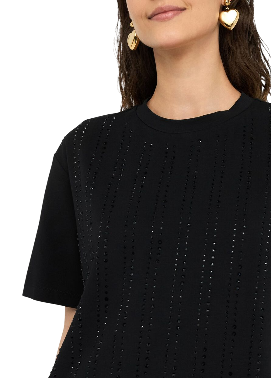 T.SHIRT BOXY 22222 NERO – LIU JO - immagine 4