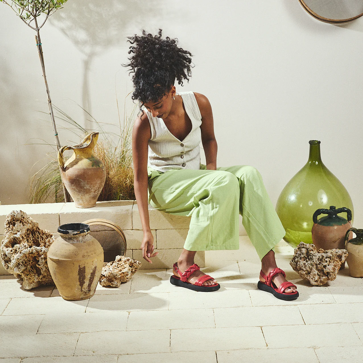 SANDALO MARYLAND CERISE - immagine 6