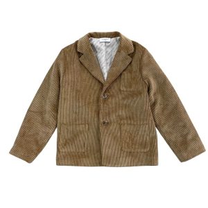 Jeckerson Giacca Beige In Velluto