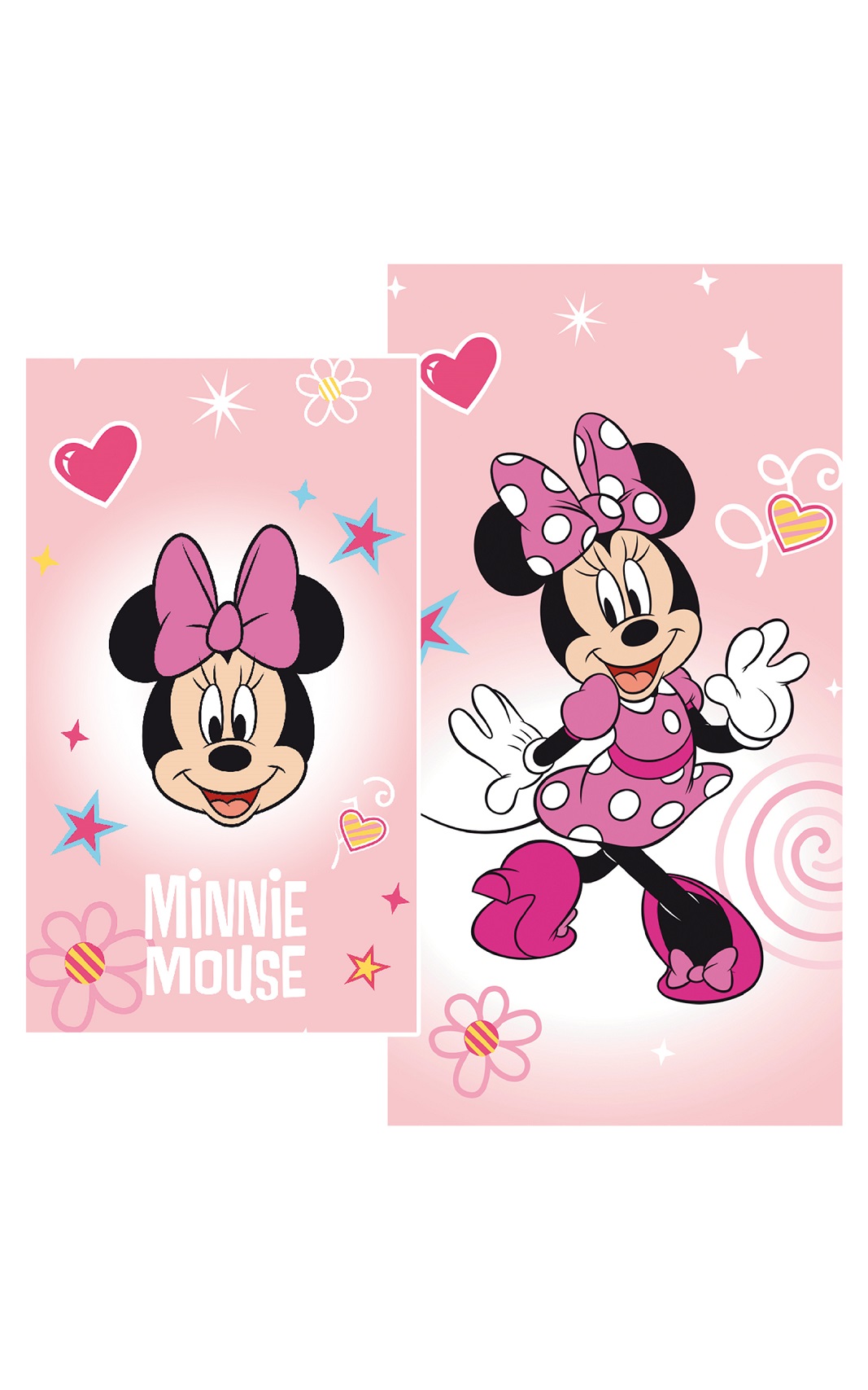 MINNIE MOUSE – Set Asciugami In Spugna 1+1 - immagine 2