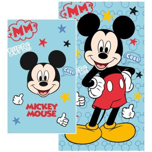 MICKEY MOUSE – Set Asciugamani 1+1 In Spugna
