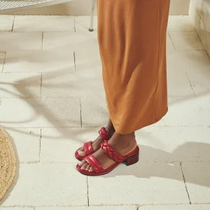 SANDALO CON TACCO AMELIA CERISE