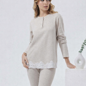ANDRA – Pigiama Donna Serafino in Punto Milano con Pizzo