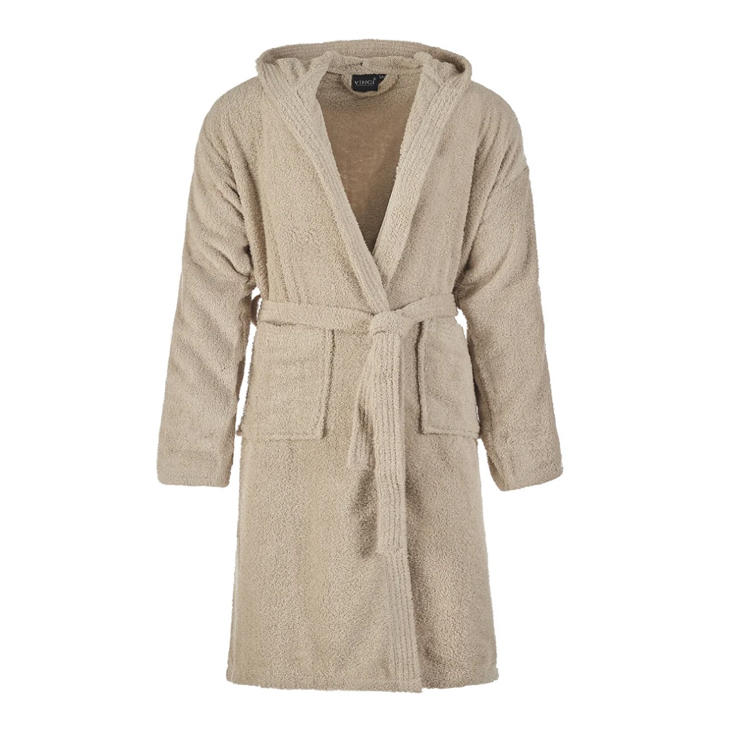 VINGI – Accappatoio Monaco In Spugna di Cotone con Cappuccio - immagine 3