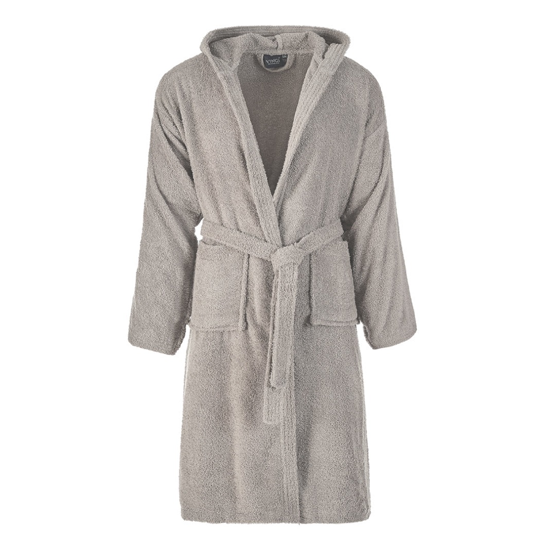 VINGI – Accappatoio Monaco In Spugna di Cotone con Cappuccio - immagine 4