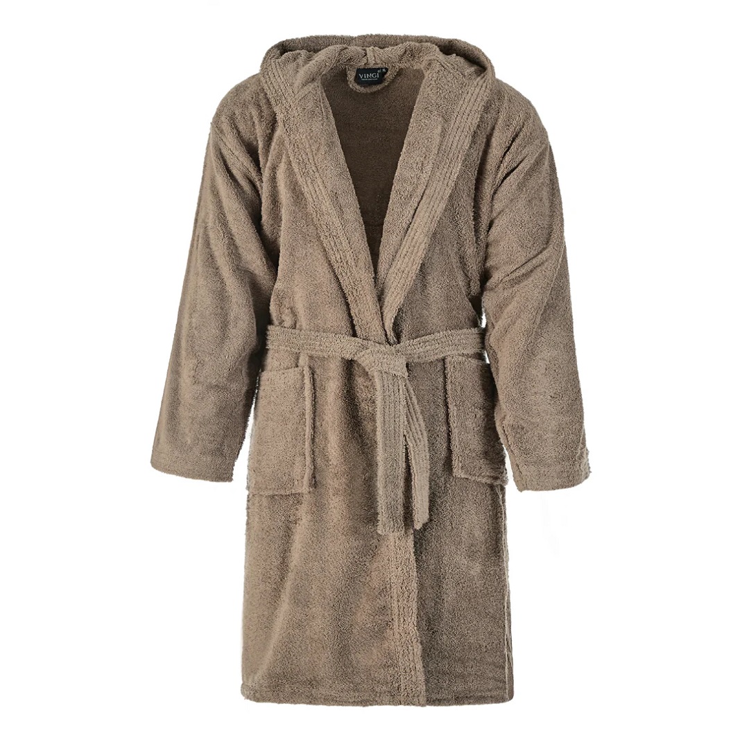 VINGI – Accappatoio Monaco In Spugna di Cotone con Cappuccio - immagine 2