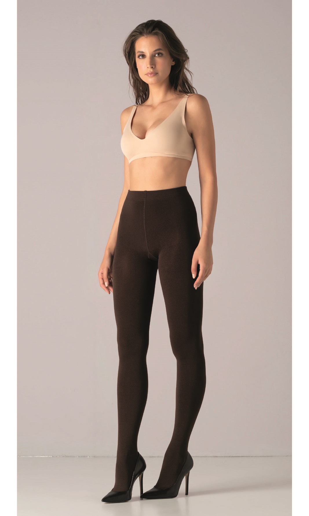 GLADYS – Collant Termico 300 Denari In Microfibra Felpata - immagine 2