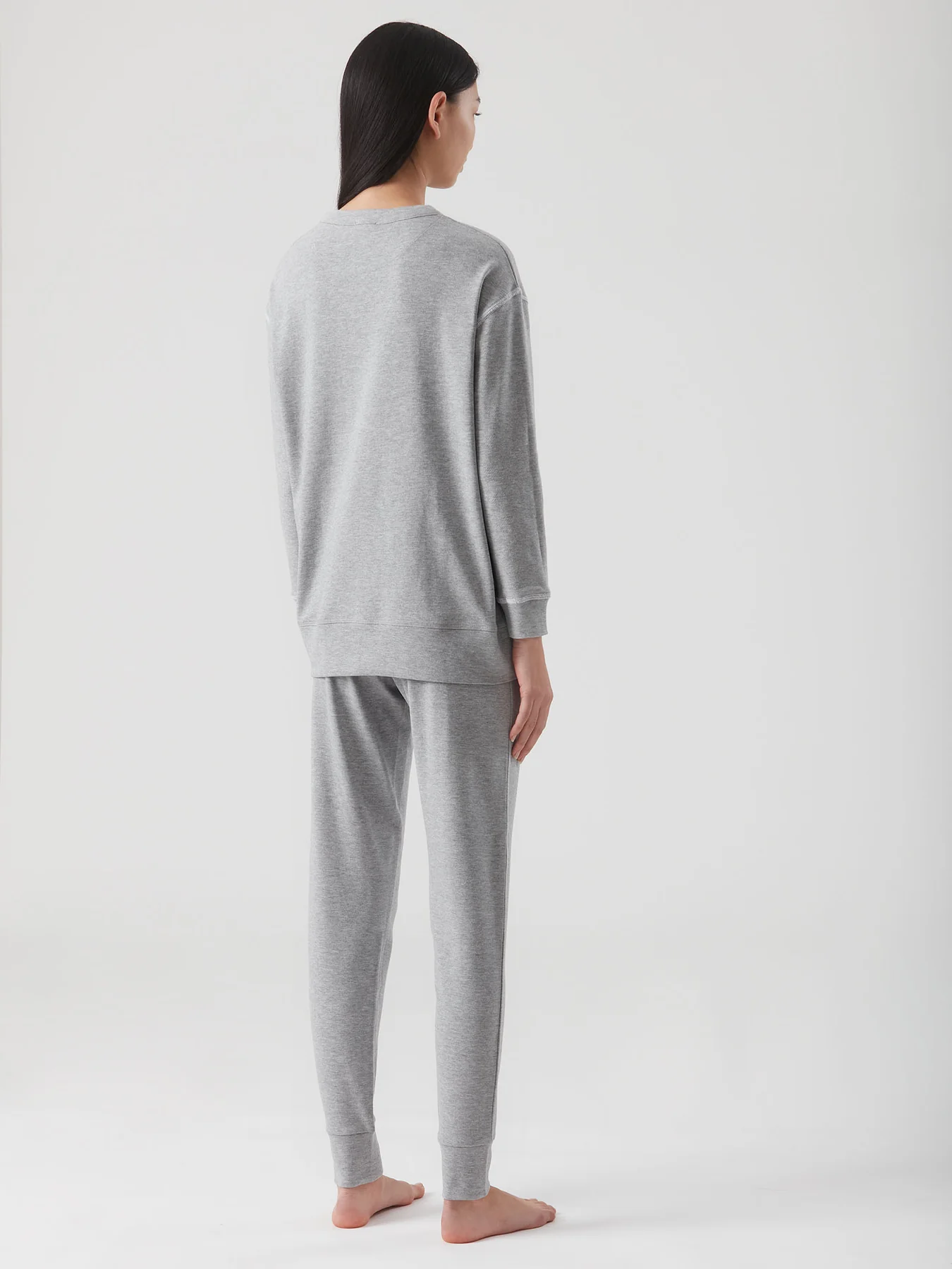 RAGNO – Pigiama “Cuore” In Caldo Cotone E Viscosa – Sasso Mel. - immagine 4