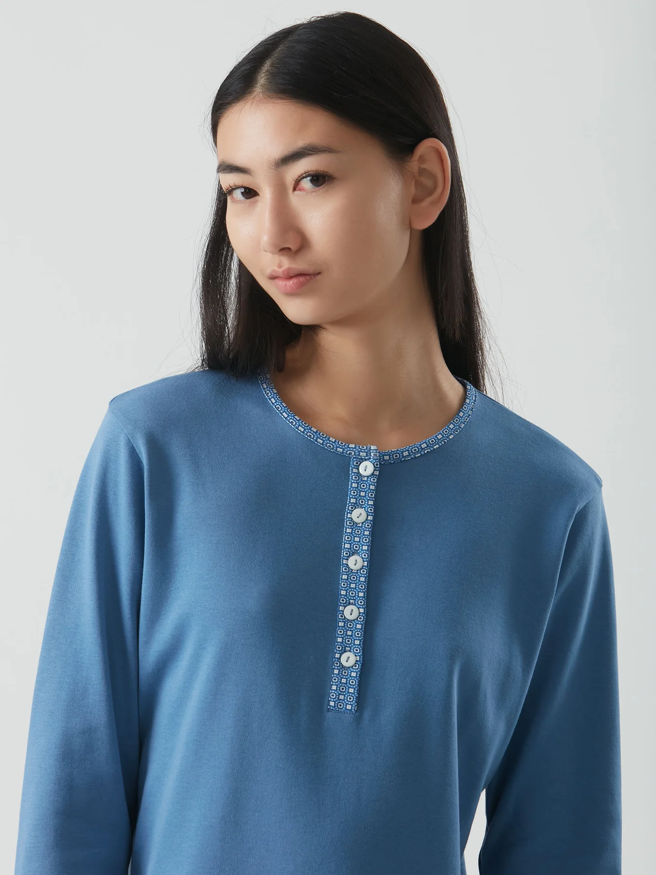 RAGNO – Pigiama Con Stampa Geometrica In Caldo Cotone – Carta Zucchero - immagine 6