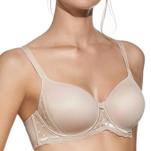 SELENE – Reggiseno Con Ferretto In Coppa D – Tierra – Marfil – Nero