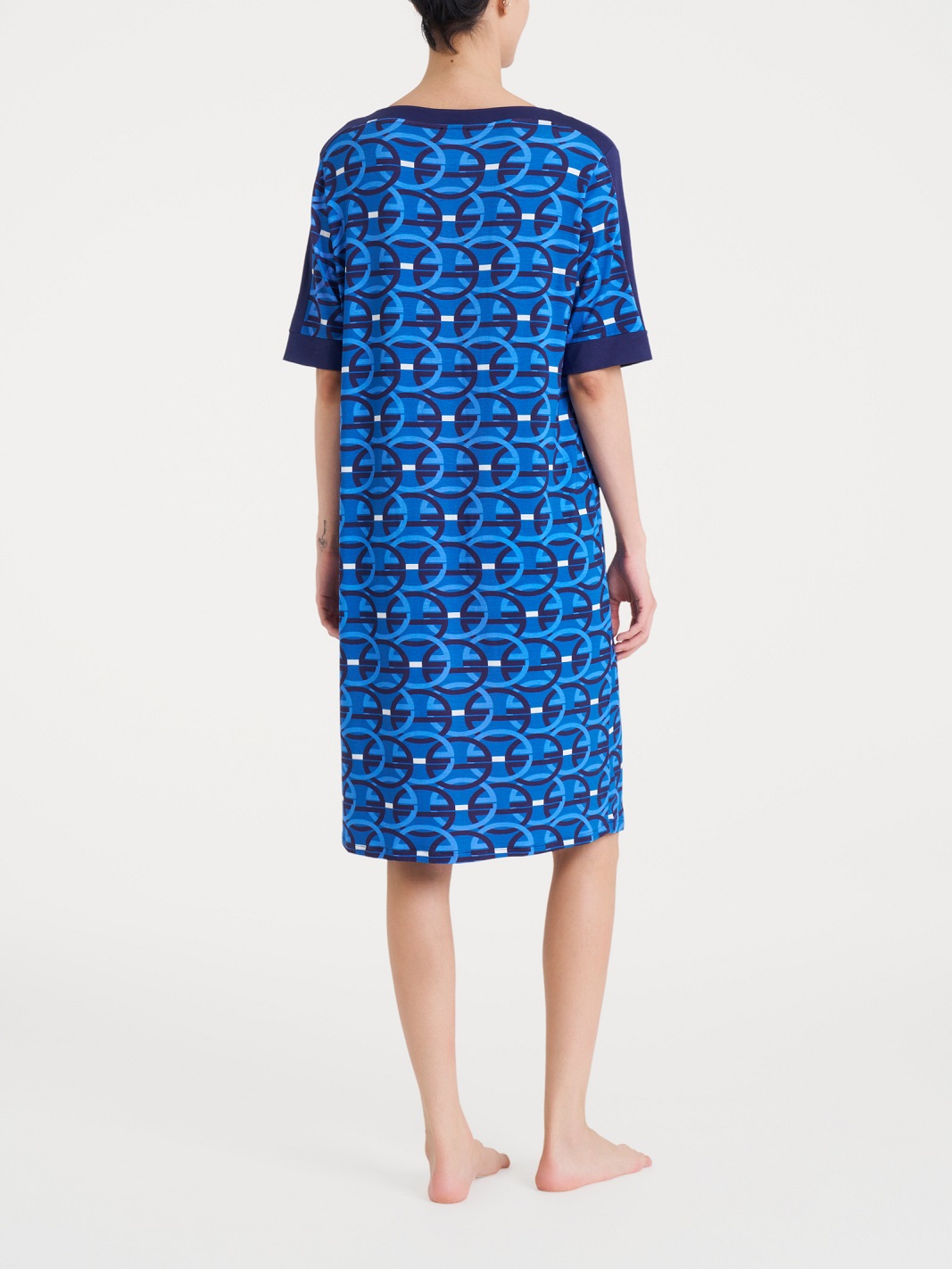 RAGNO – Vestito Estivo Donna Fantasia Cerchi In Jersey Di Viscosa - immagine 3