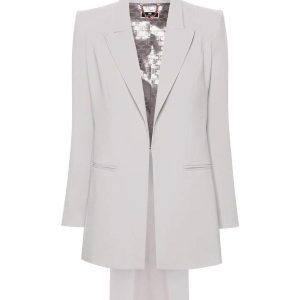 Tailleur giacca e pantalone perla – Elisabetta Franchi