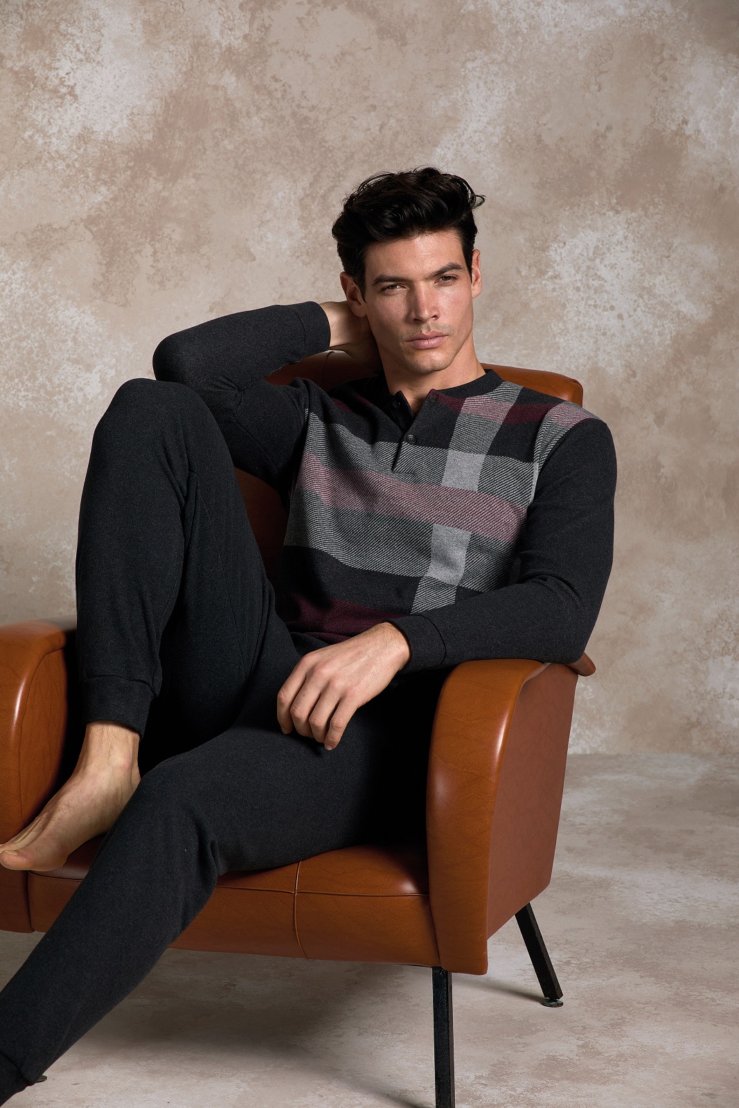 ENRICO COVERI – Pigiama In Punto Milano Con Polsini - immagine 2