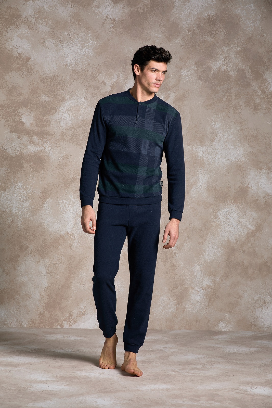 ENRICO COVERI – Pigiama In Punto Milano Con Polsini - immagine 3