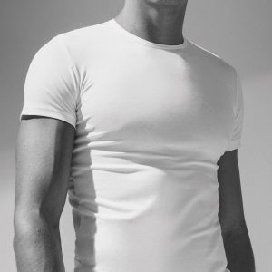 ENRICO COVERI – Maglia Intima Uomo Cotone Elasticizzato – Bianco – Nero – Blu – Grigio