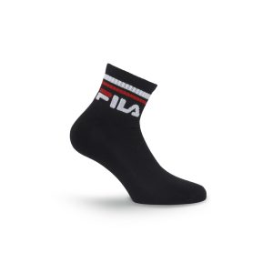 FILA – Calze Quarter Unisex 3 Pack – Nero – Bianco – Blu – Grigio
