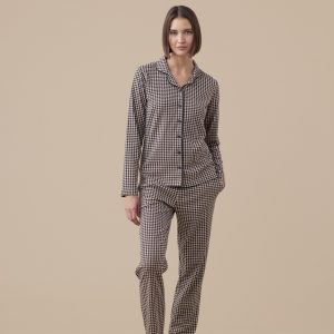 NOIDINOTTE – Pigiama In Caldo Cotone Fantasia Pied De Poule