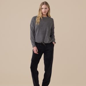 NOIDINOTTE – Completo In Ciniglia Felpata Con Stampa Pied-De-Poule