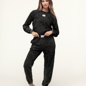 FILA – Tuta Homewear Donna Felpata Effetto Washed
