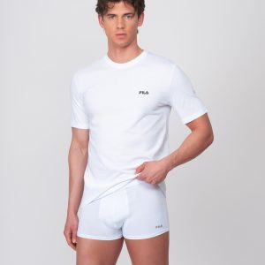 FILA – T-Shirt Intima Uomo In Cotone – 2 Pack