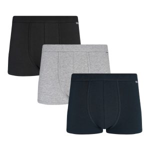 FILA – Boxer Uomo In Cotone Elasticizzato – Nero – Bianco – Blu – Grigio