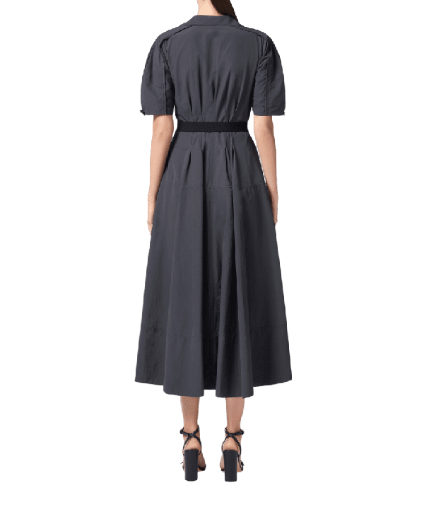 Abito con cintura color grafite – Elisabetta Franchi - immagine 5
