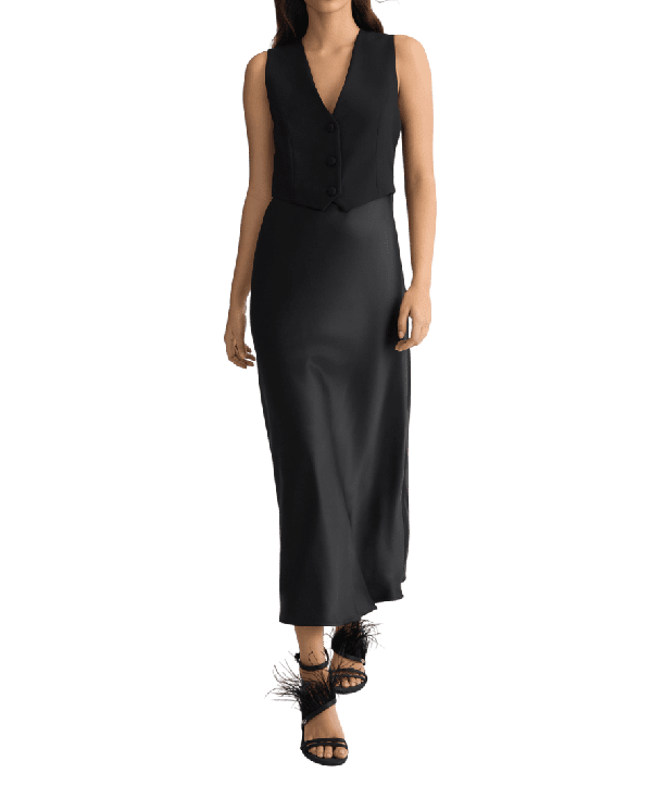 Vestito lungo con gilet – Liu Jo - immagine 3