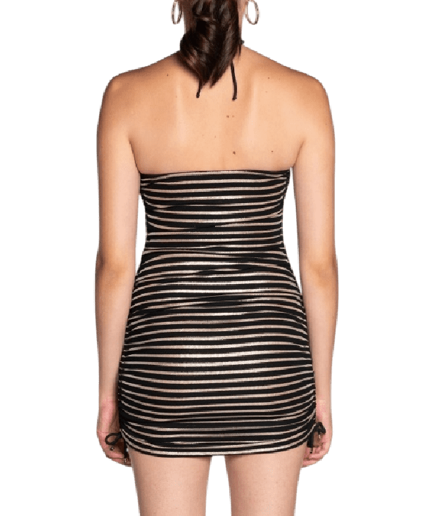 Abito tubino Marina gold – Pin Up - immagine 3