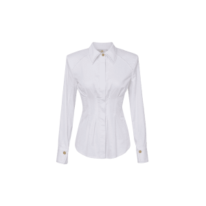 Camicia in raso effetto bustier con spalline – Elisabetta Franchi